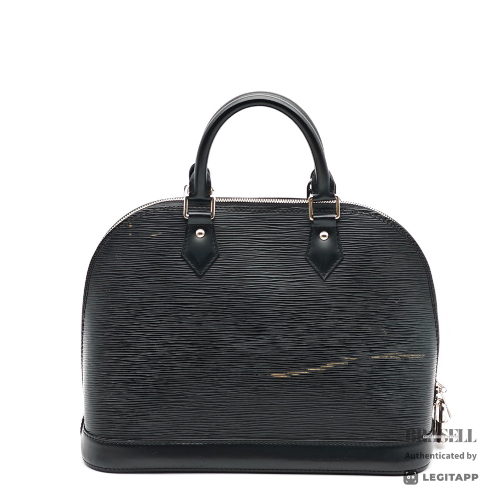 LOUIS VUITTON Alma PM Epi Leather Black Hand Bag M52142 【ImportFeeFREE】