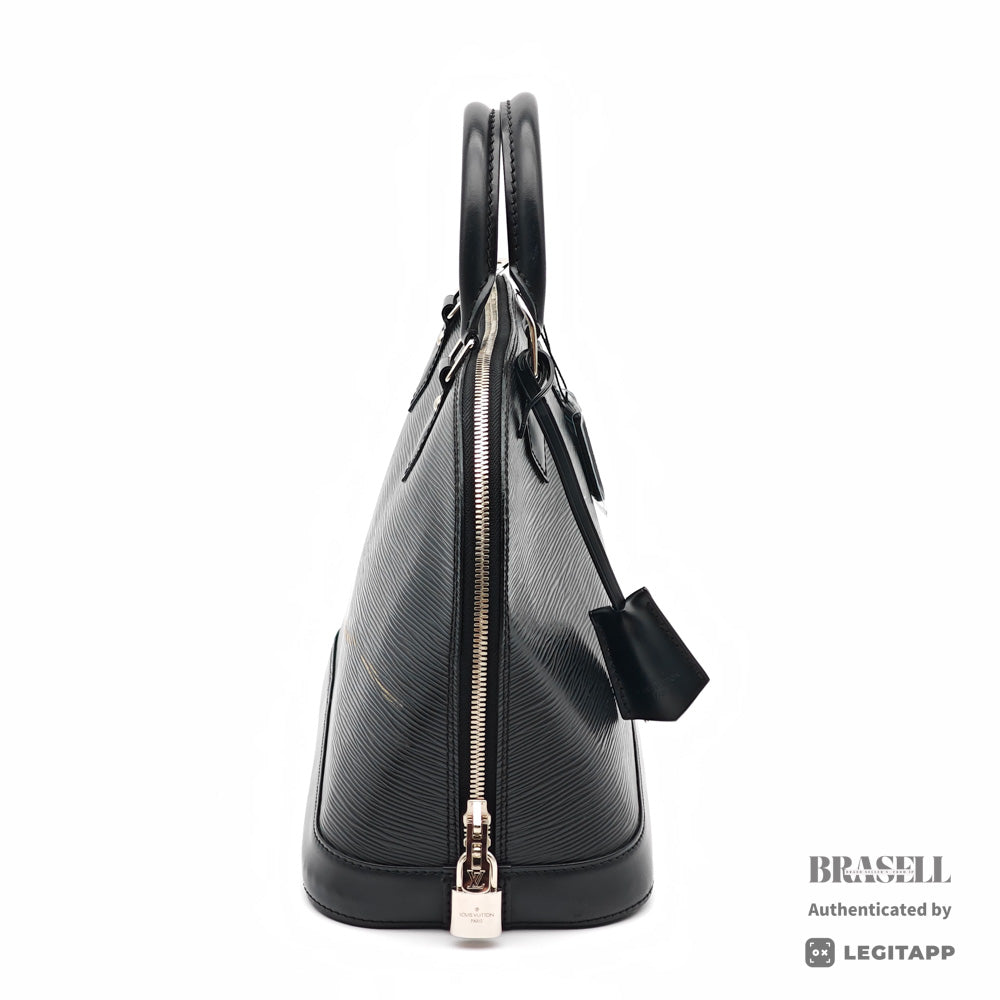 LOUIS VUITTON Alma PM Epi Leather Black Hand Bag M52142 【ImportFeeFREE】