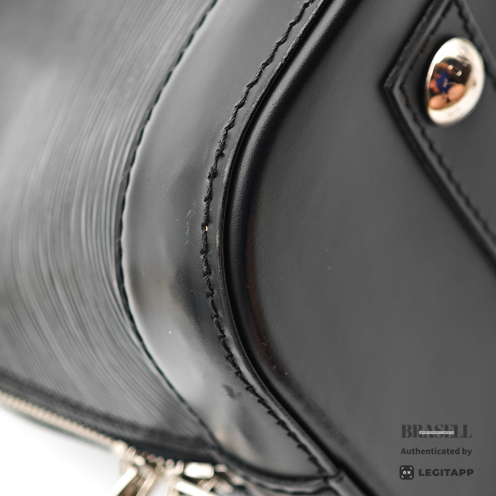 LOUIS VUITTON Alma PM Epi Leather Black Hand Bag M52142 【ImportFeeFREE】