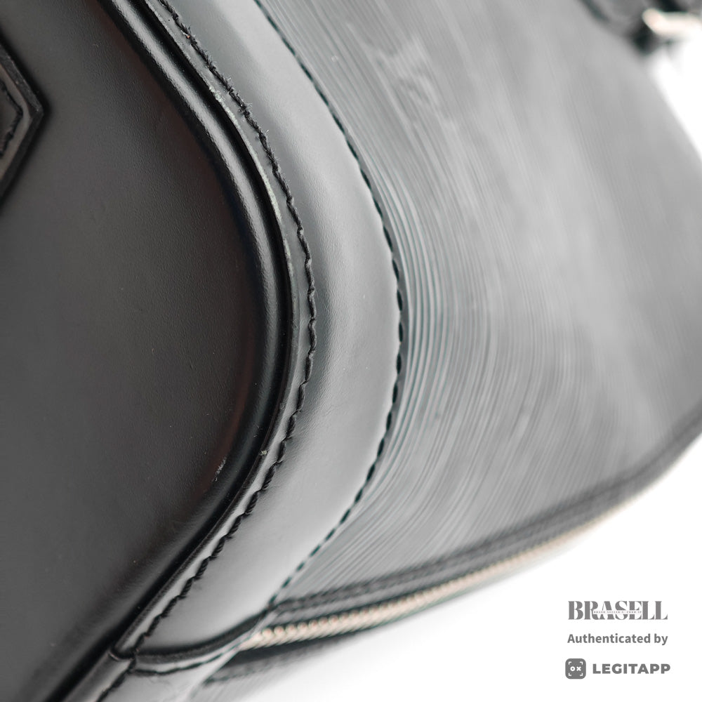 LOUIS VUITTON Alma PM Epi Leather Black Hand Bag M52142 【ImportFeeFREE】