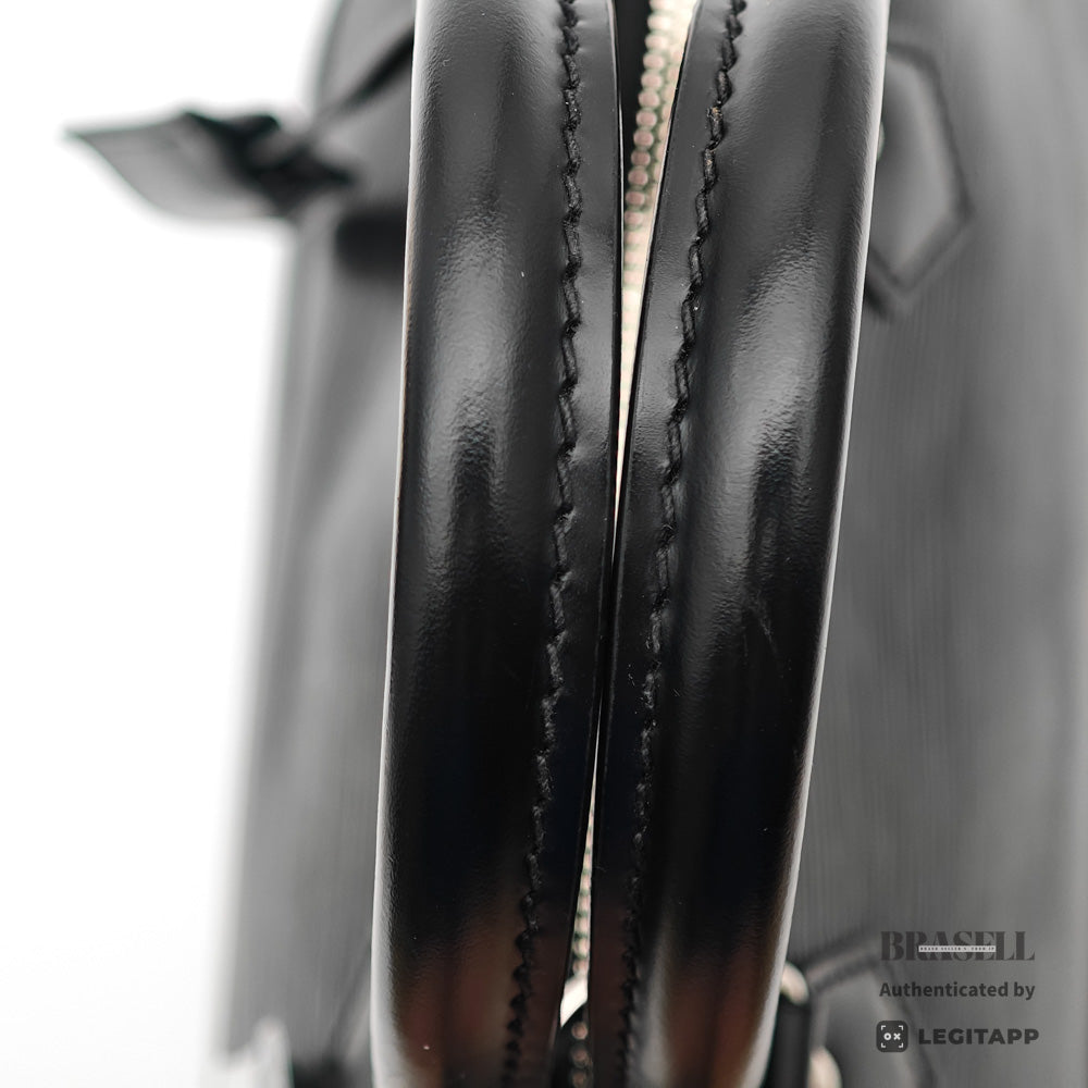 LOUIS VUITTON Alma PM Epi Leather Black Hand Bag M52142 【ImportFeeFREE】
