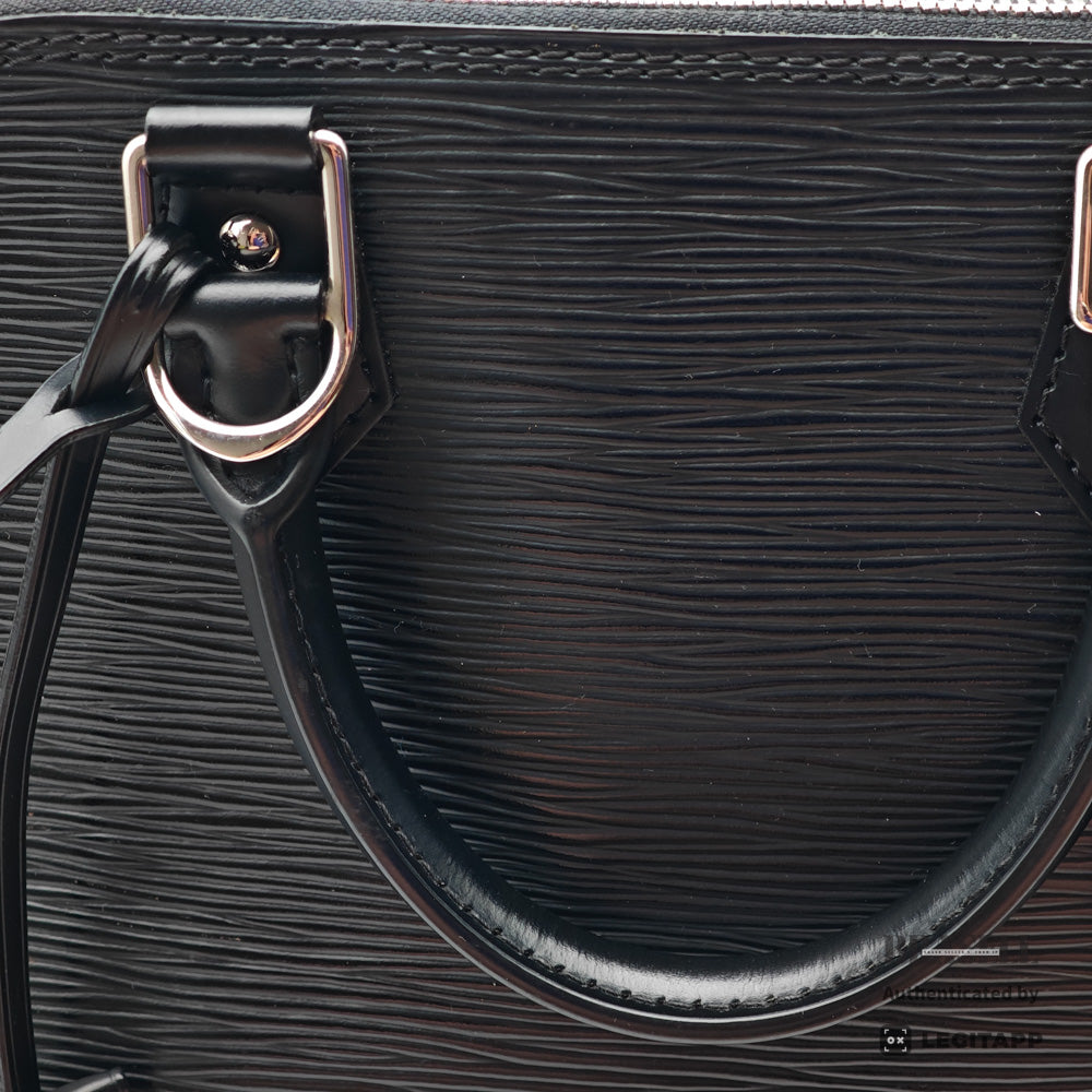 LOUIS VUITTON Alma PM Epi Leather Black Hand Bag M52142 【ImportFeeFREE】
