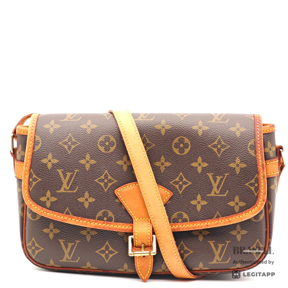 LOUIS VUITTON Solongne Monogram Canvas Brown Shoulder Bag 【ImportFeeFREE】