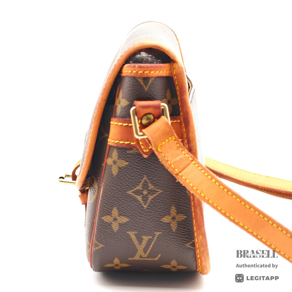 LOUIS VUITTON Solongne Monogram Canvas Brown Shoulder Bag 【ImportFeeFREE】