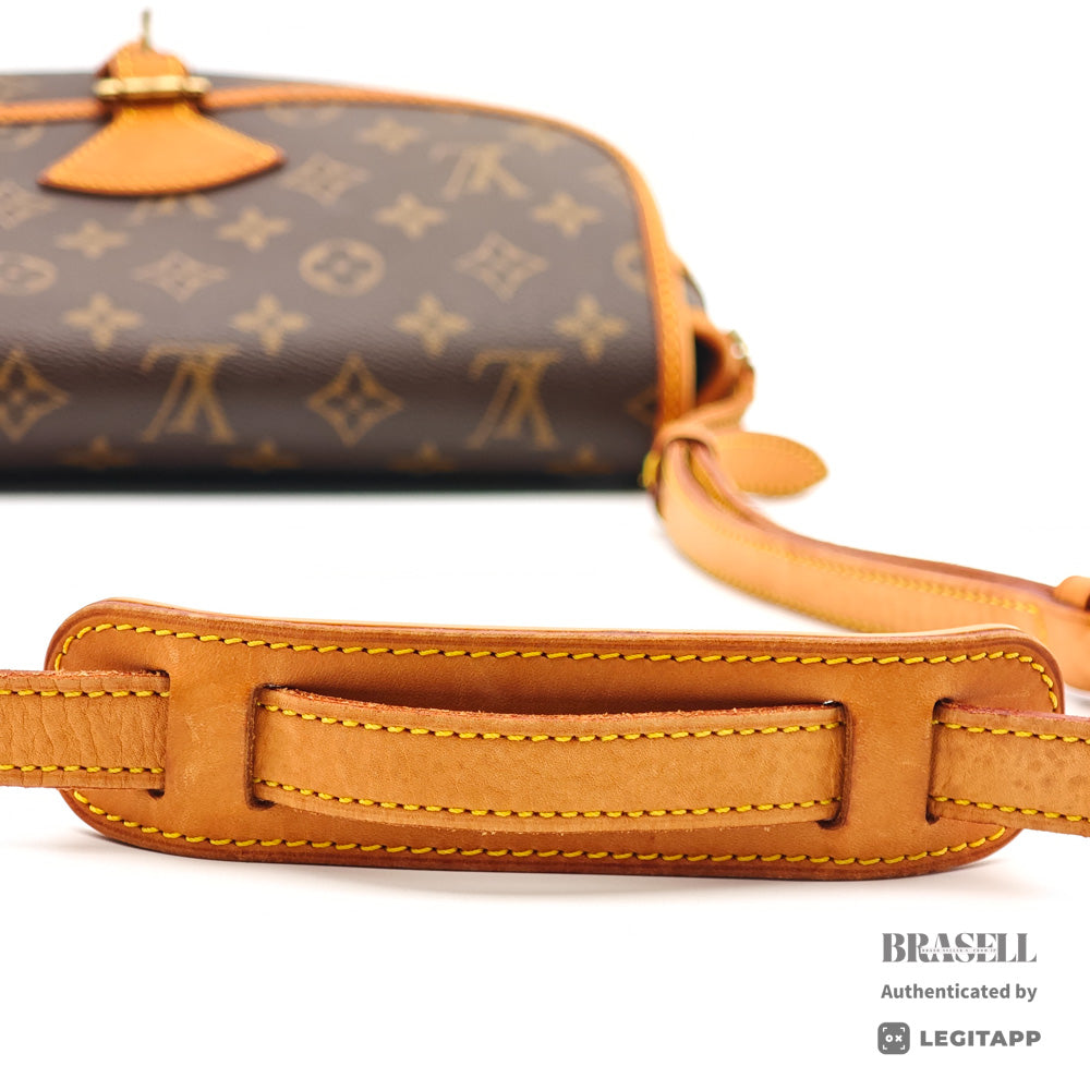 LOUIS VUITTON Solongne Monogram Canvas Brown Shoulder Bag 【ImportFeeFREE】