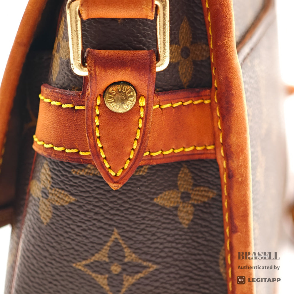 LOUIS VUITTON Solongne Monogram Canvas Brown Shoulder Bag 【ImportFeeFREE】