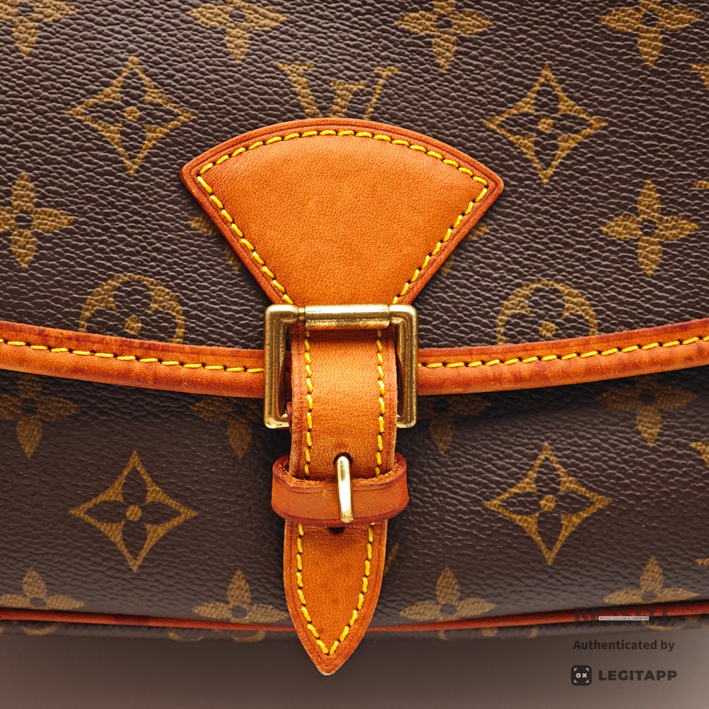 LOUIS VUITTON Solongne Monogram Canvas Brown Shoulder Bag 【ImportFeeFREE】