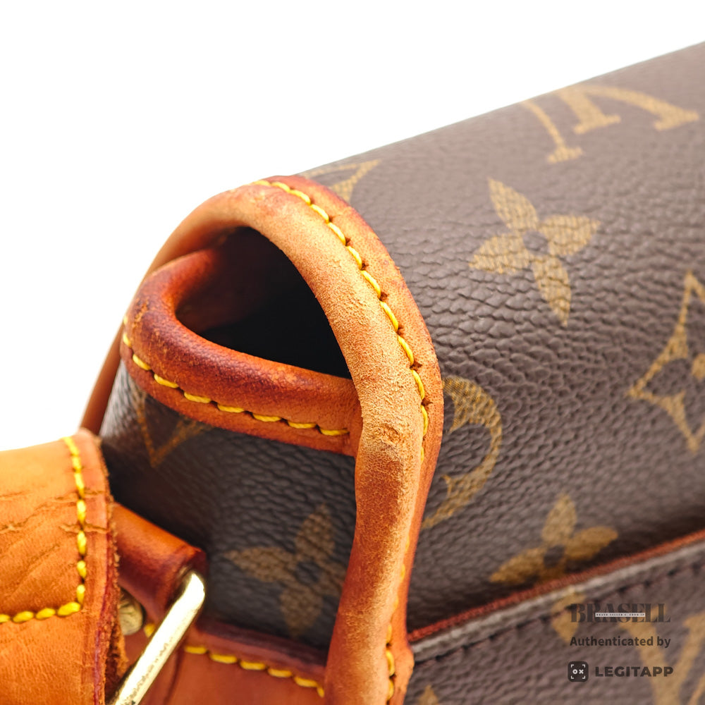 LOUIS VUITTON Solongne Monogram Canvas Brown Shoulder Bag 【ImportFeeFREE】