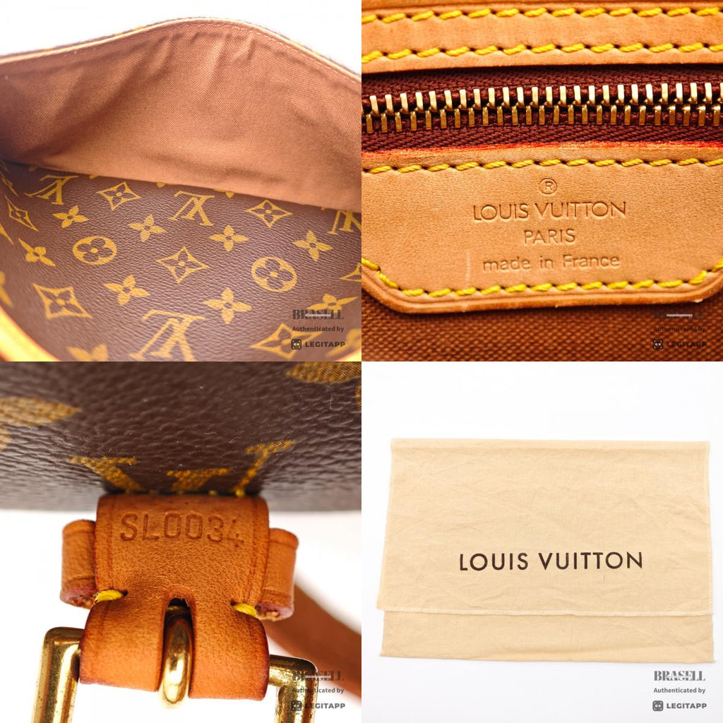 LOUIS VUITTON Solongne Monogram Canvas Brown Shoulder Bag 【ImportFeeFREE】