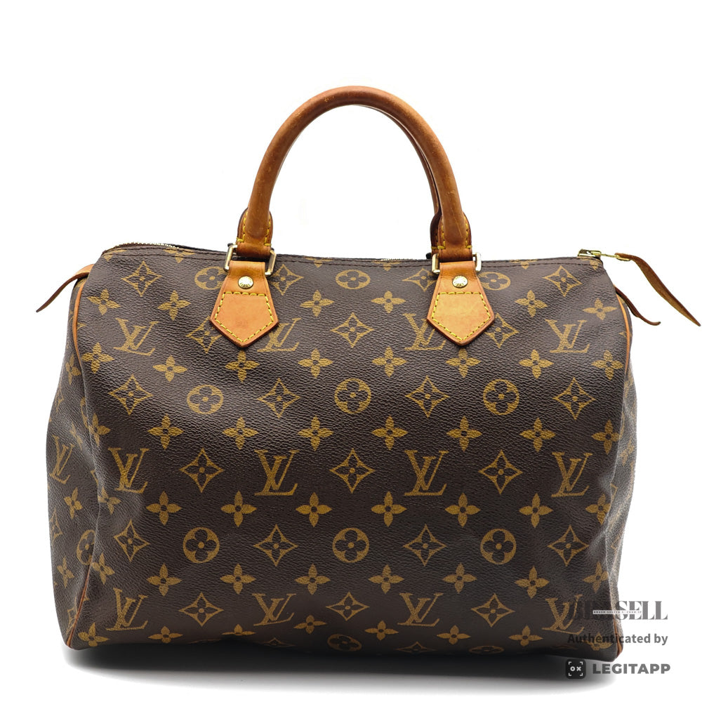 LOUIS VUITTON Speedy 30 Monogram Canvas Brown Hand Bag M41526 【ImportFeeFREE】