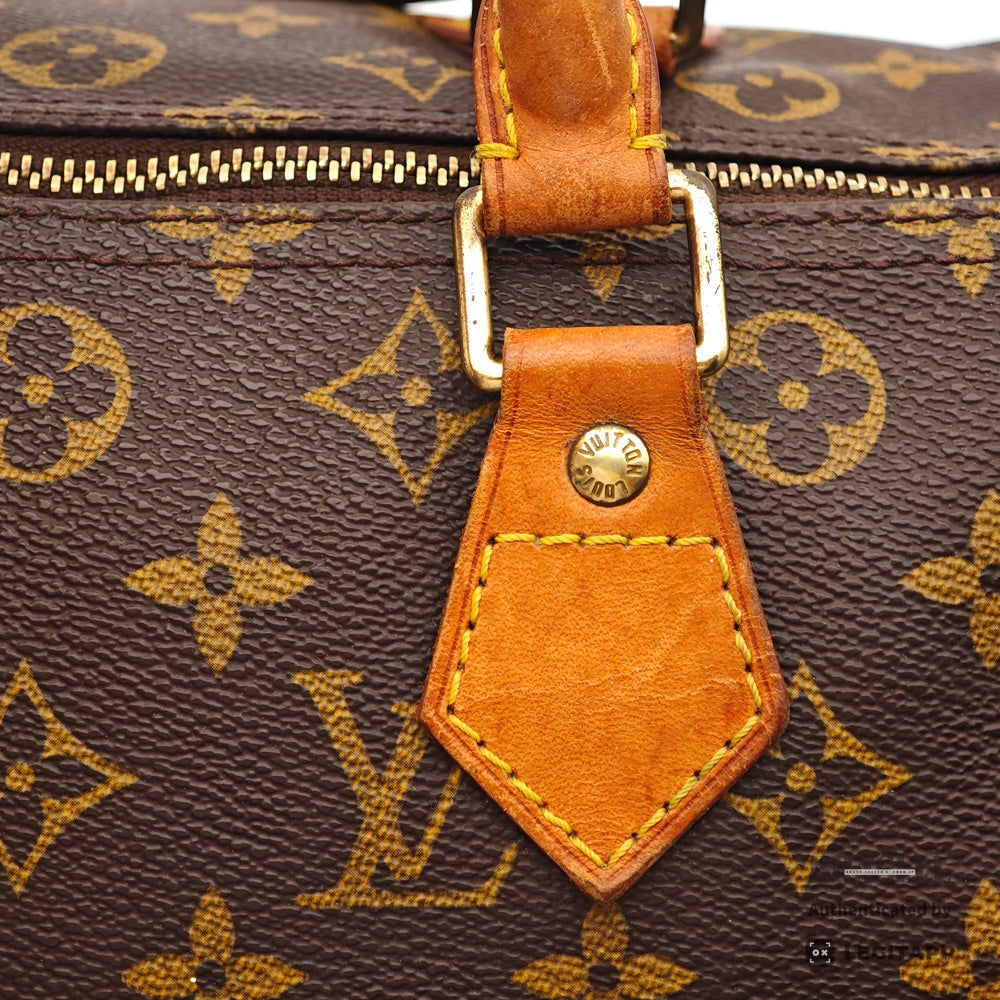 LOUIS VUITTON Speedy 30 Monogram Canvas Brown Hand Bag M41526 【ImportFeeFREE】