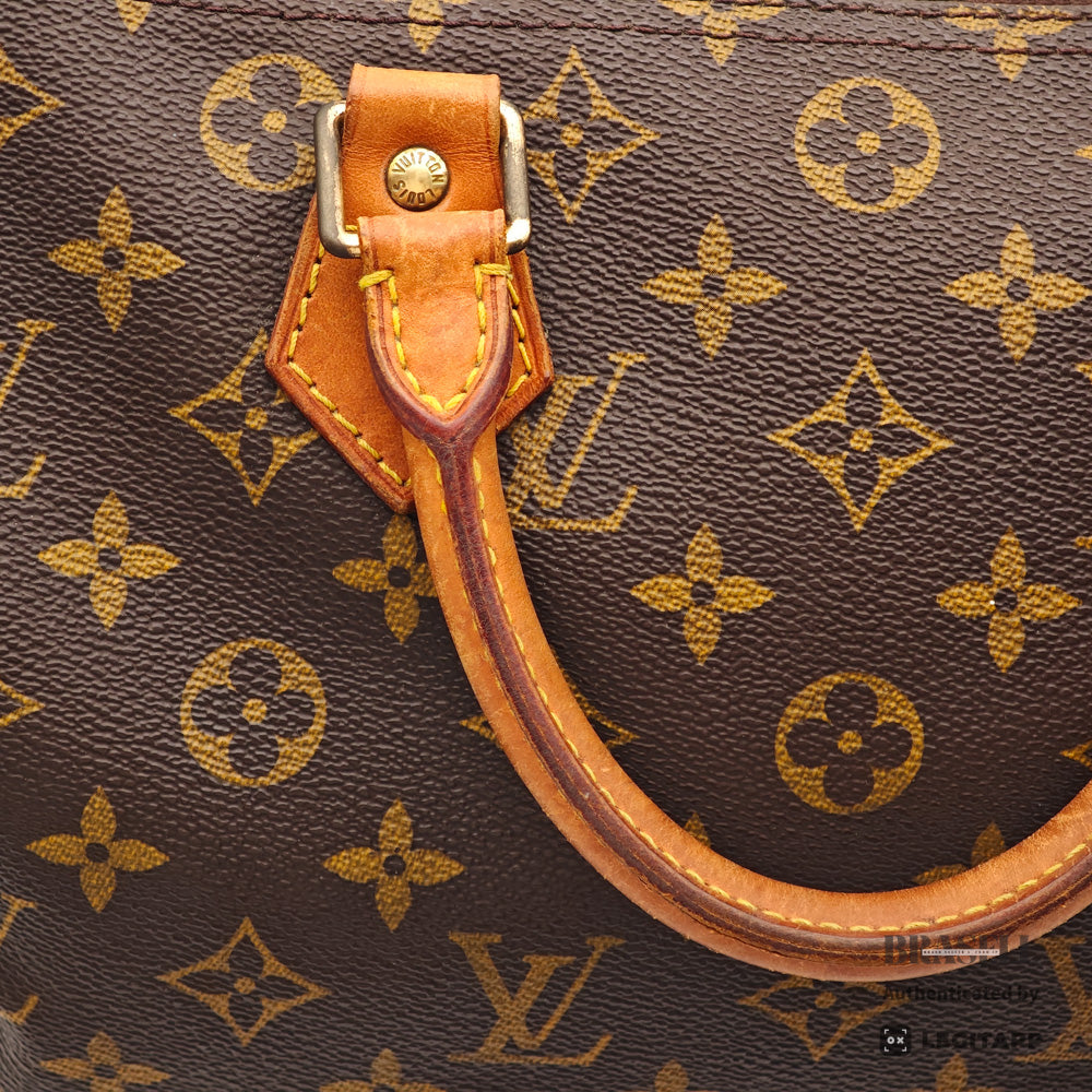 LOUIS VUITTON Speedy 30 Monogram Canvas Brown Hand Bag M41526 【ImportFeeFREE】