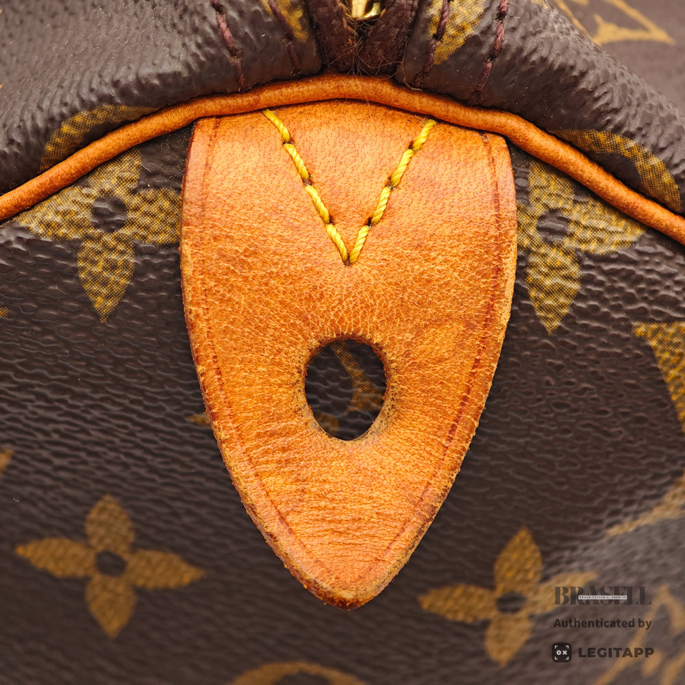 LOUIS VUITTON Speedy 30 Monogram Canvas Brown Hand Bag M41526 【ImportFeeFREE】