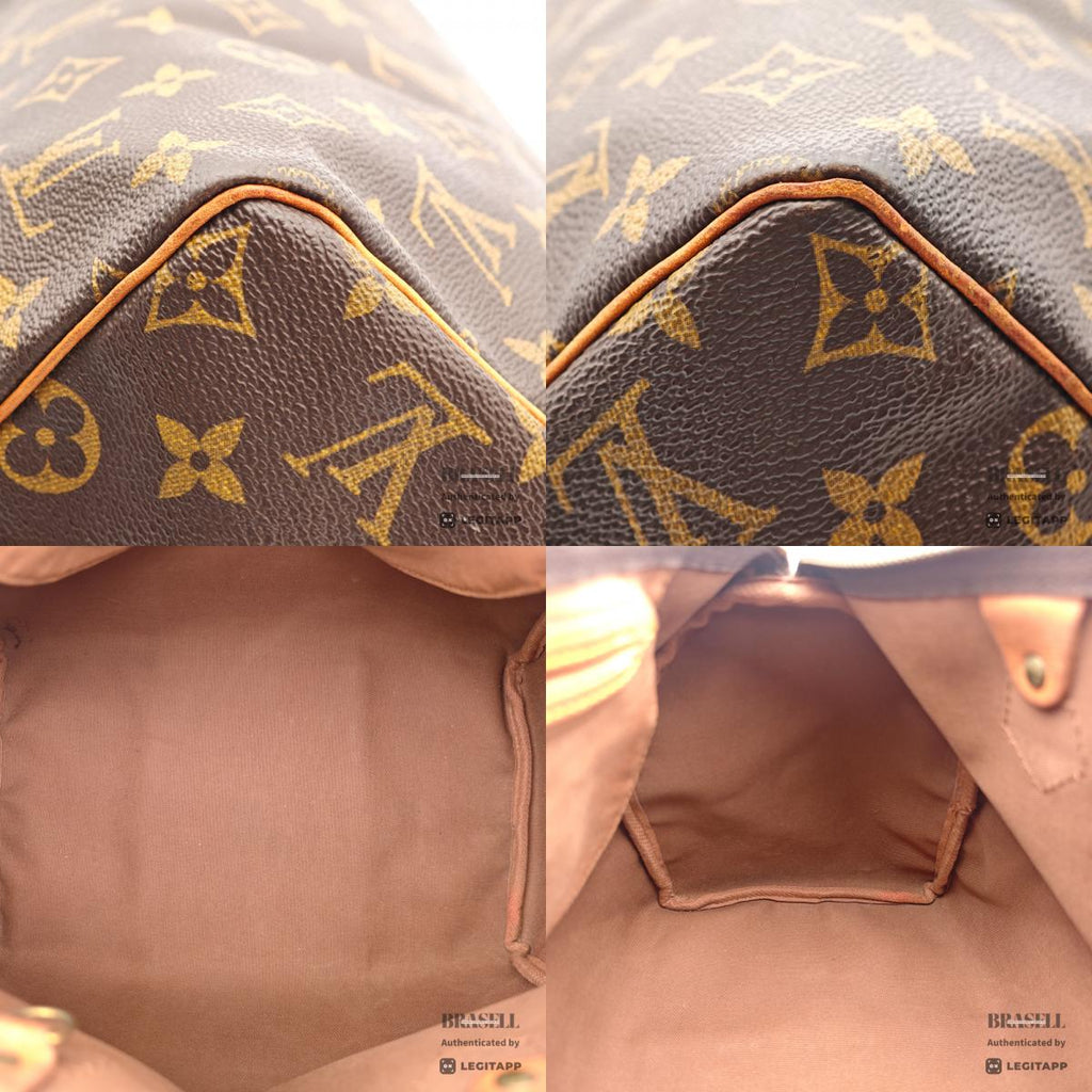 LOUIS VUITTON Speedy 30 Monogram Canvas Brown Hand Bag M41526 【ImportFeeFREE】