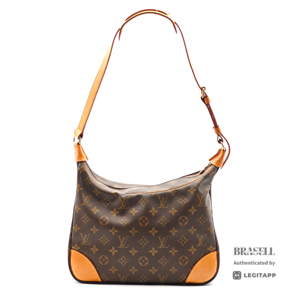 LOUIS VUITTON Boulogne 30 Monogram Canvas Shoulder Bag M51265 【ImportFeeFREE】