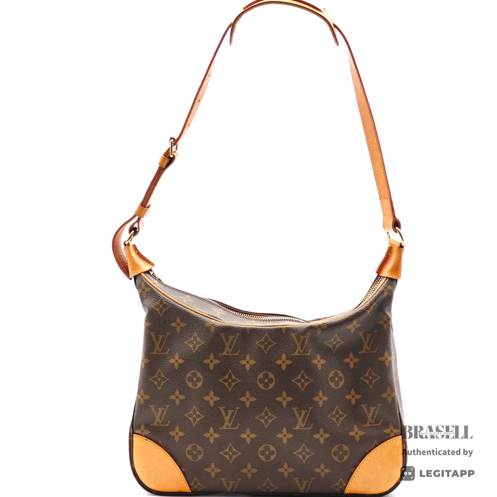 LOUIS VUITTON Boulogne 30 Monogram Canvas Shoulder Bag M51265 【ImportFeeFREE】
