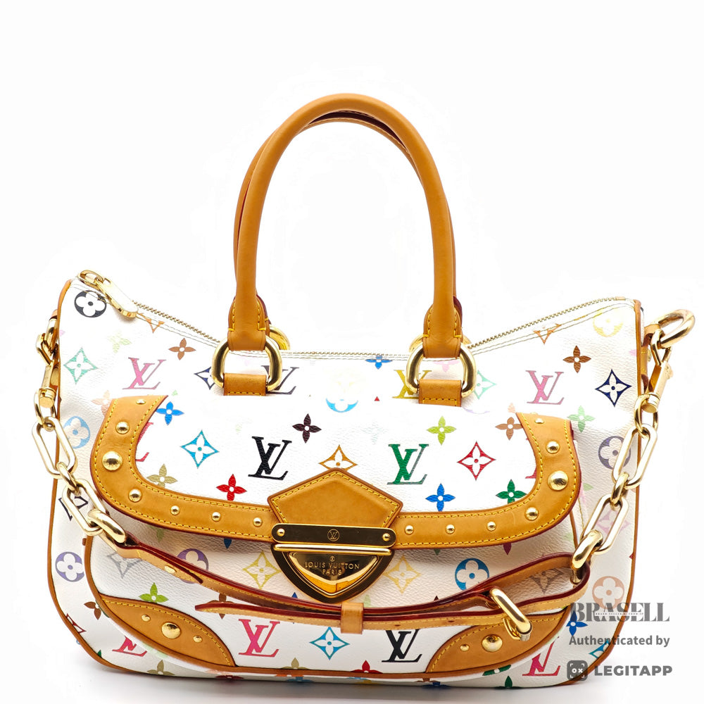 LOUIS VUITTON Rita Monogram Multicolor White 2Way Hand Bag 【ImportFeeFREE】
