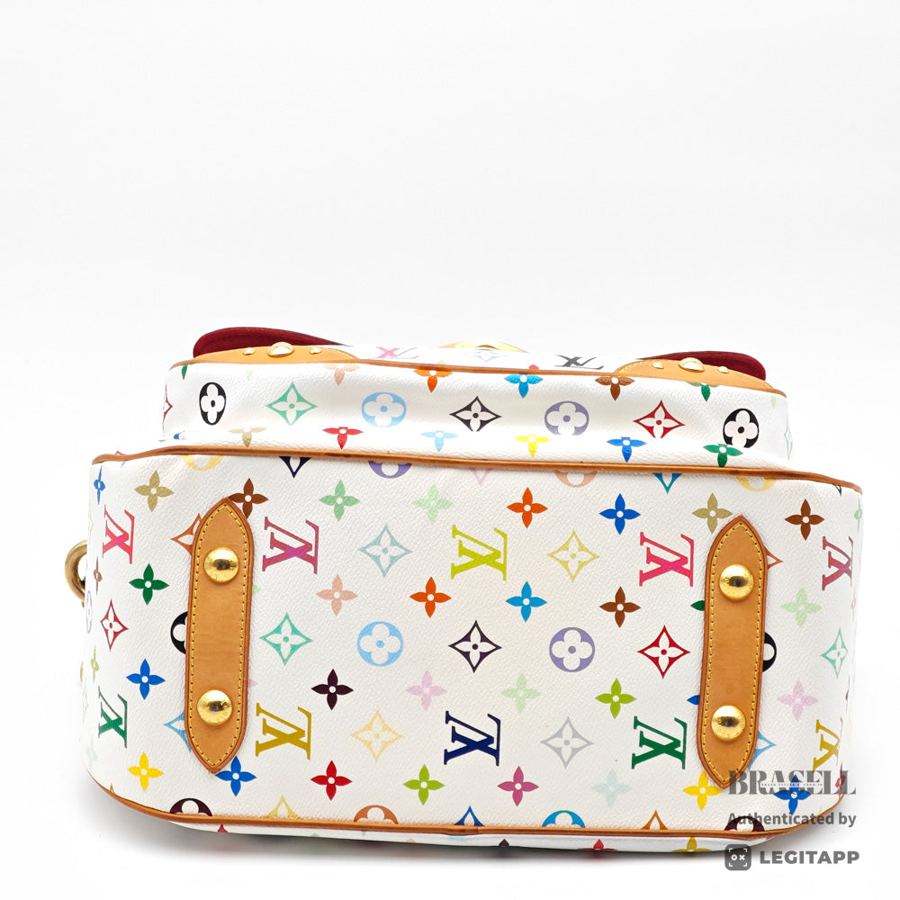 LOUIS VUITTON Rita Monogram Multicolor White 2Way Hand Bag 【ImportFeeFREE】
