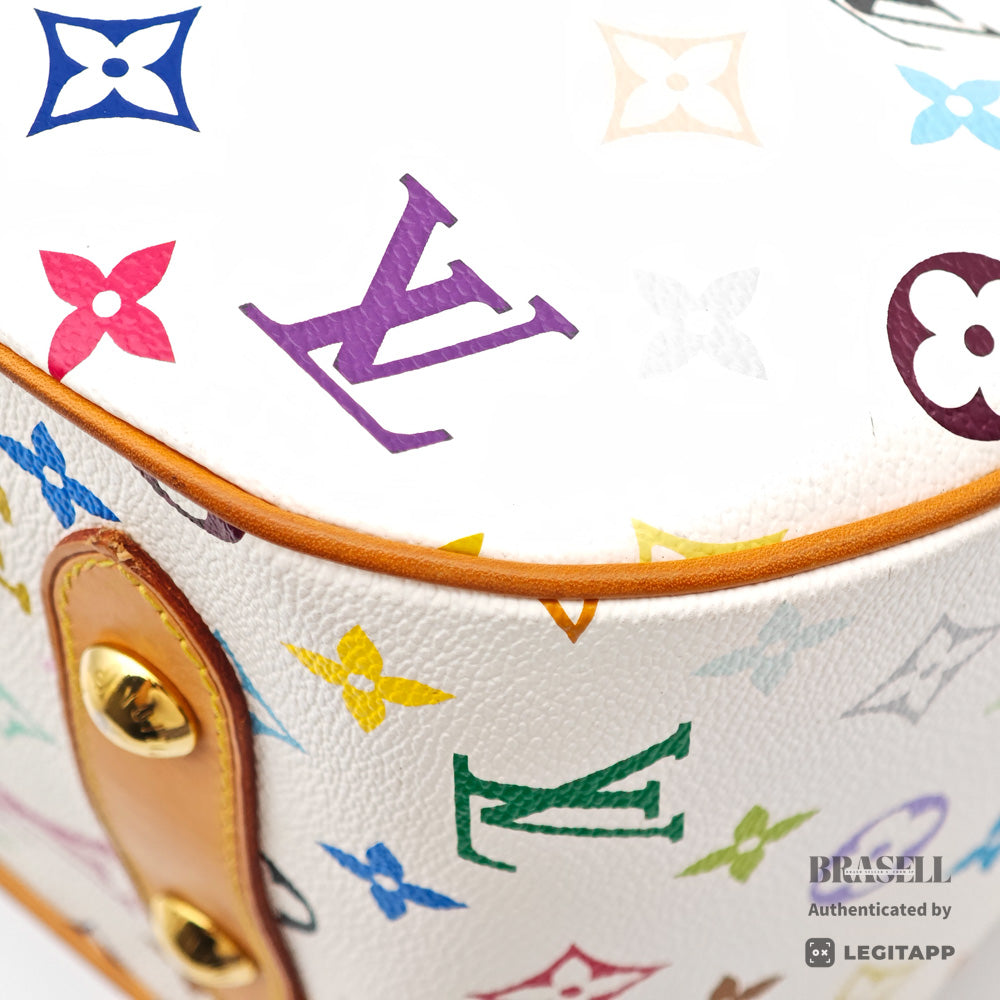 LOUIS VUITTON Rita Monogram Multicolor White 2Way Hand Bag 【ImportFeeFREE】