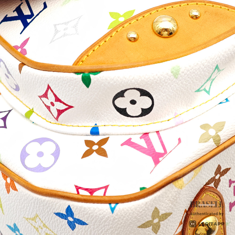 LOUIS VUITTON Rita Monogram Multicolor White 2Way Hand Bag 【ImportFeeFREE】