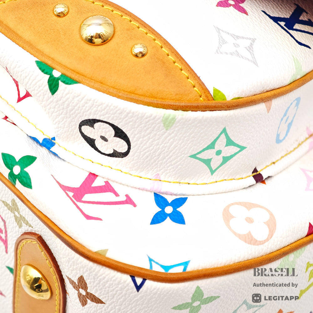 LOUIS VUITTON Rita Monogram Multicolor White 2Way Hand Bag 【ImportFeeFREE】