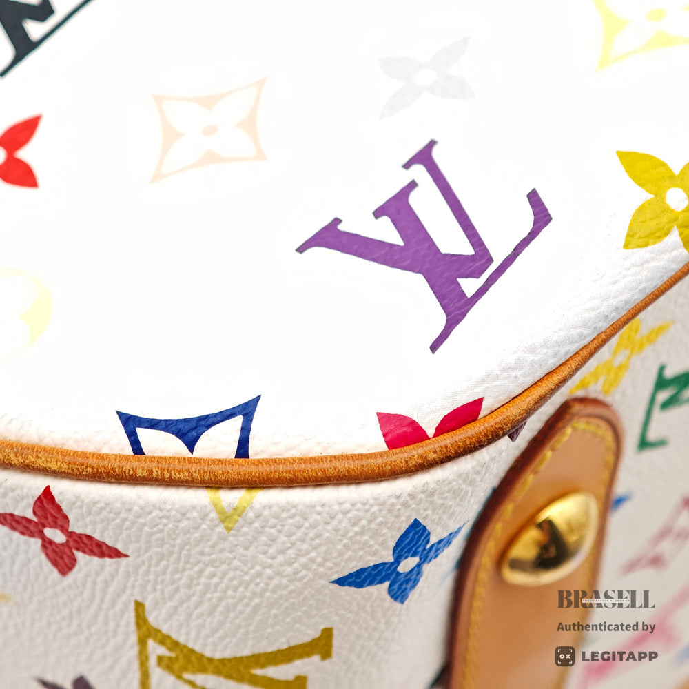 LOUIS VUITTON Rita Monogram Multicolor White 2Way Hand Bag 【ImportFeeFREE】