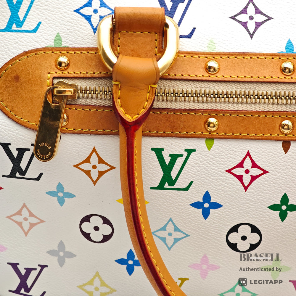 LOUIS VUITTON Rita Monogram Multicolor White 2Way Hand Bag 【ImportFeeFREE】
