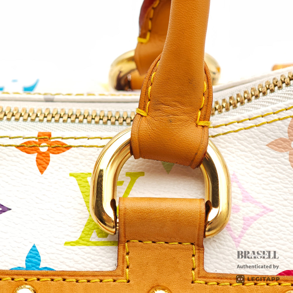 LOUIS VUITTON Rita Monogram Multicolor White 2Way Hand Bag 【ImportFeeFREE】