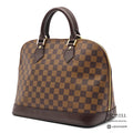 LOUIS VUITTON Alma PM Damier Canvas Brown Hand Bag N51131 【ImportFeeFREE】