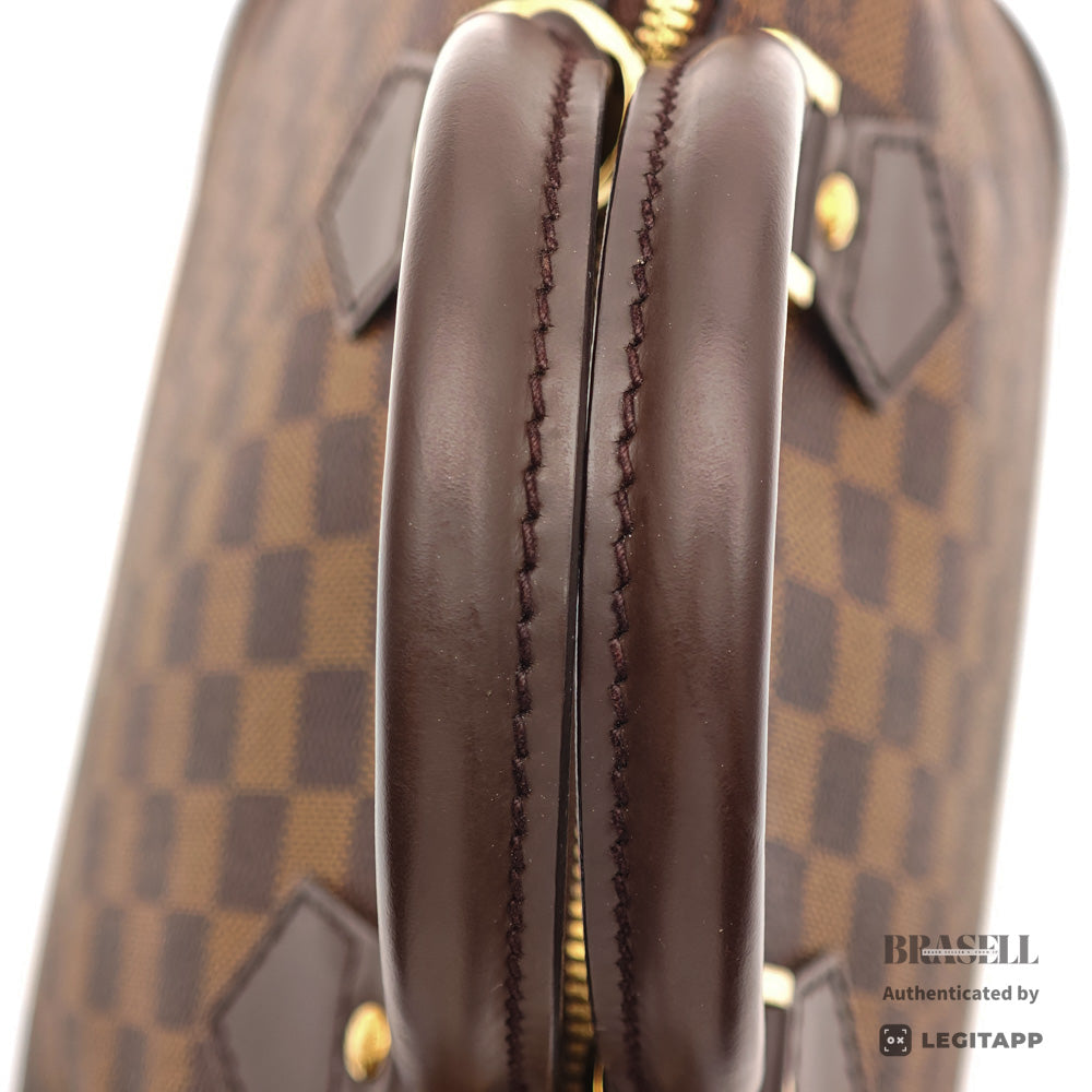 LOUIS VUITTON Alma PM Damier Canvas Brown Hand Bag N51131 【ImportFeeFREE】
