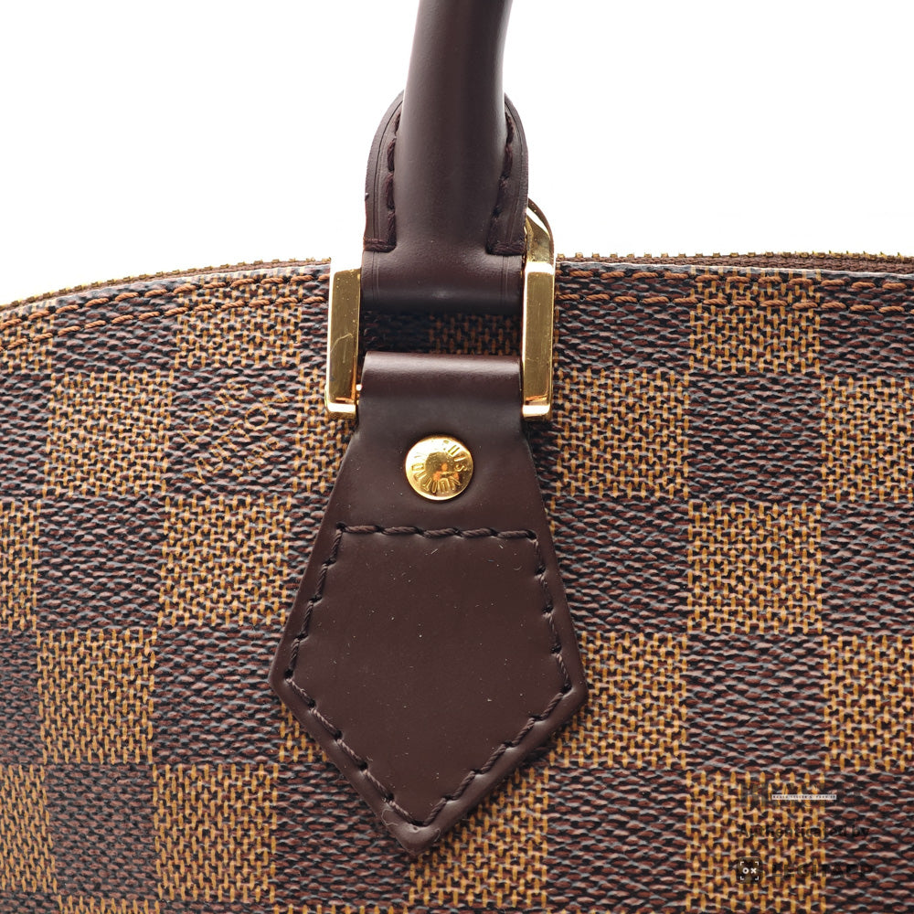 LOUIS VUITTON Alma PM Damier Canvas Brown Hand Bag N51131 【ImportFeeFREE】