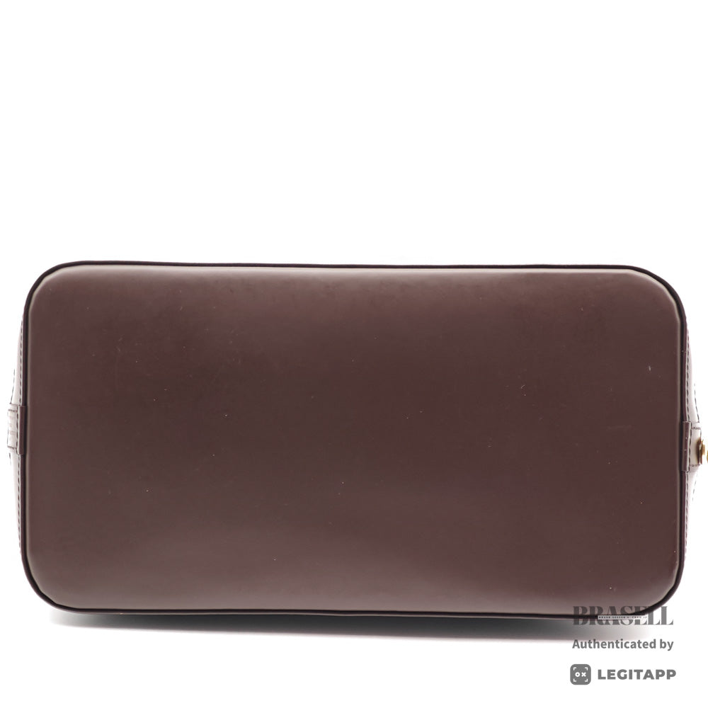 LOUIS VUITTON Alma PM Damier Canvas Brown Hand Bag N51131 【ImportFeeFREE】