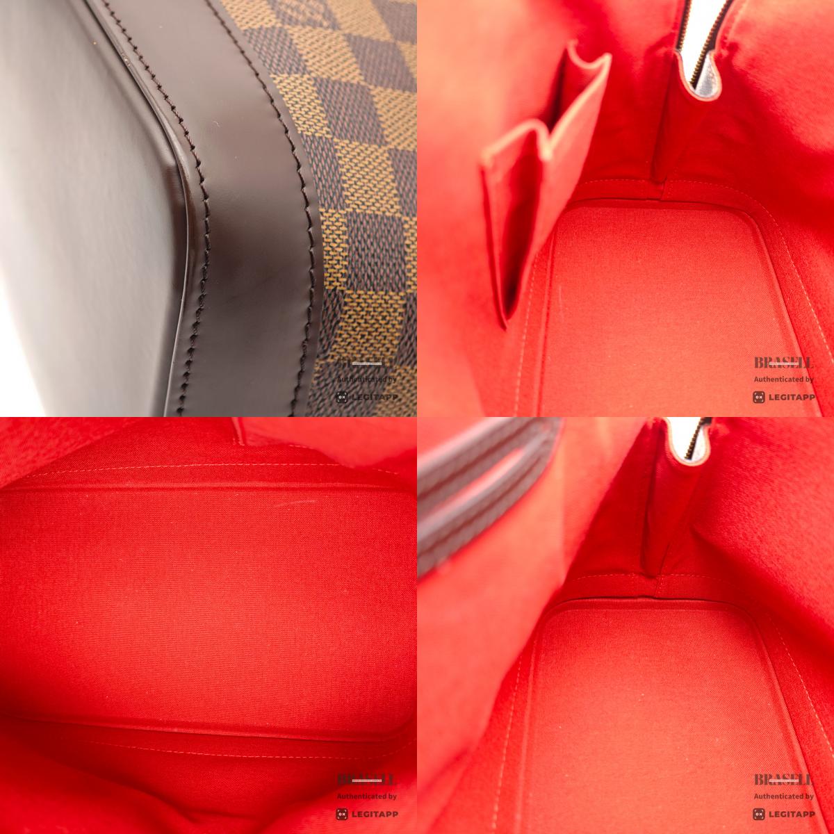 LOUIS VUITTON Alma PM Damier Canvas Brown Hand Bag N51131 【ImportFeeFREE】