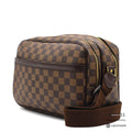 LOUIS VUITTON Reporter PM Damier Canvas Brown Shoulder Bag 【ImportFeeFREE】