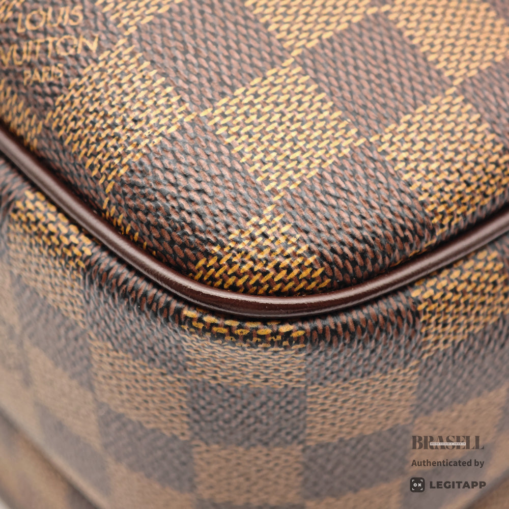 LOUIS VUITTON Reporter PM Damier Canvas Brown Shoulder Bag 【ImportFeeFREE】