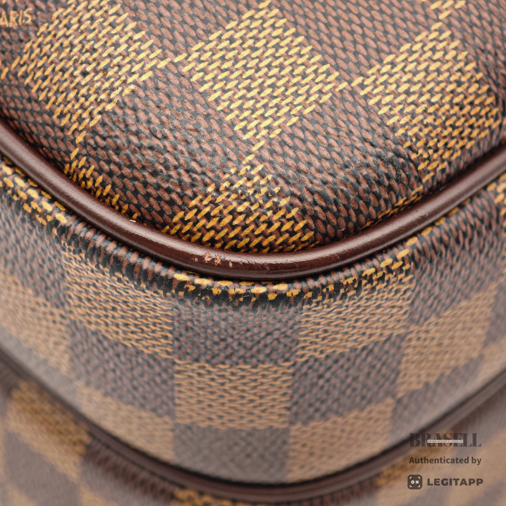 LOUIS VUITTON Reporter PM Damier Canvas Brown Shoulder Bag 【ImportFeeFREE】