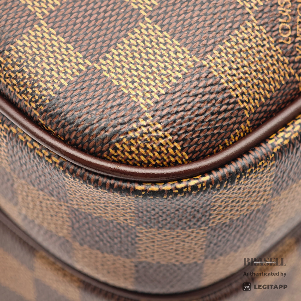LOUIS VUITTON Reporter PM Damier Canvas Brown Shoulder Bag 【ImportFeeFREE】