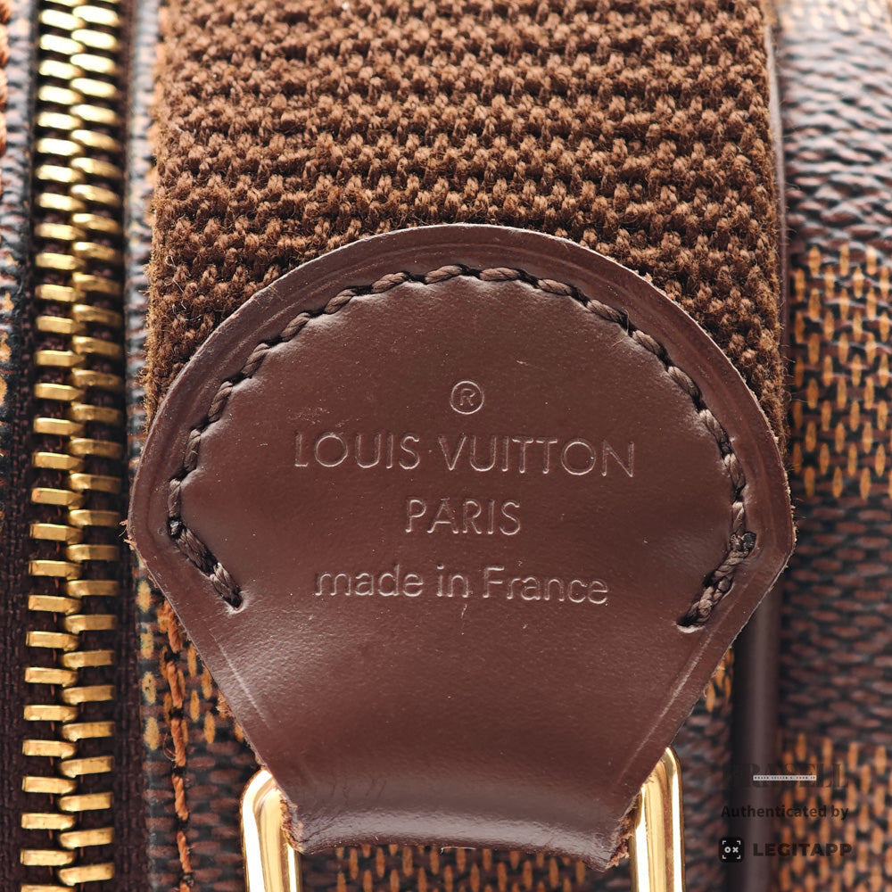 LOUIS VUITTON Reporter PM Damier Canvas Brown Shoulder Bag 【ImportFeeFREE】