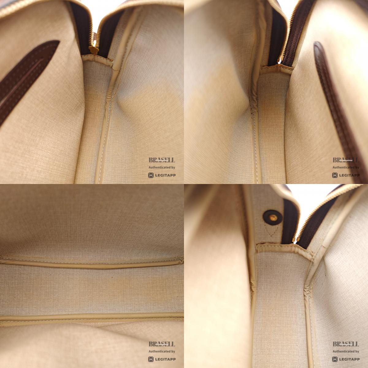 LOUIS VUITTON Reporter PM Damier Canvas Brown Shoulder Bag 【ImportFeeFREE】
