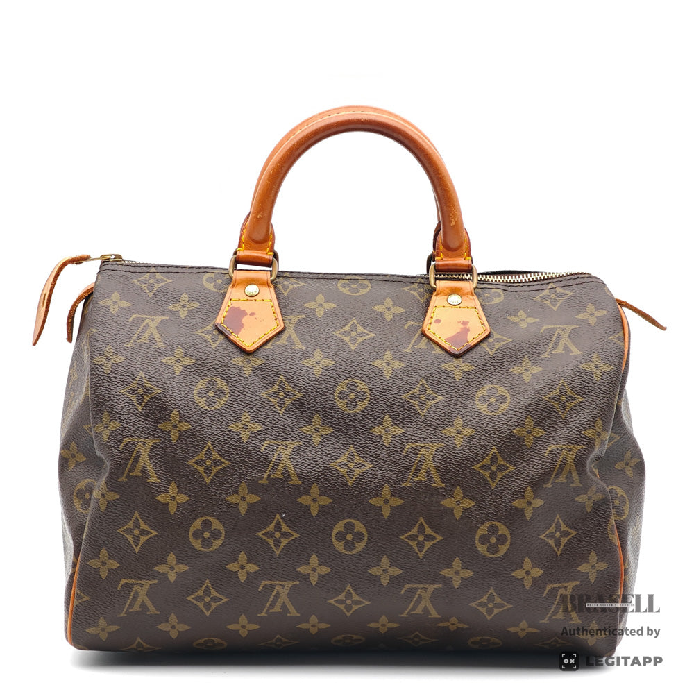 LOUIS VUITTON Speedy 30 Monogram Canvas Brown Hand Bag M41526 【ImportFeeFREE】