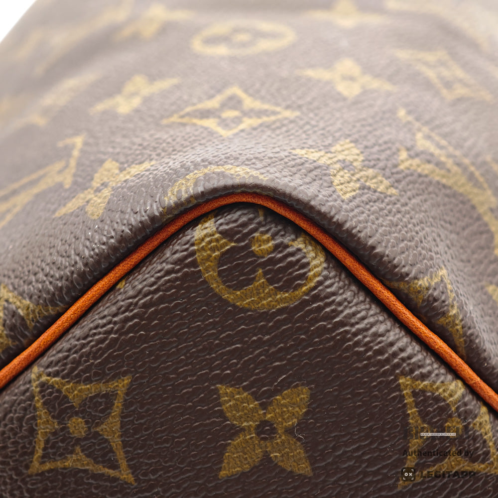 LOUIS VUITTON Speedy 30 Monogram Canvas Brown Hand Bag M41526 【ImportFeeFREE】