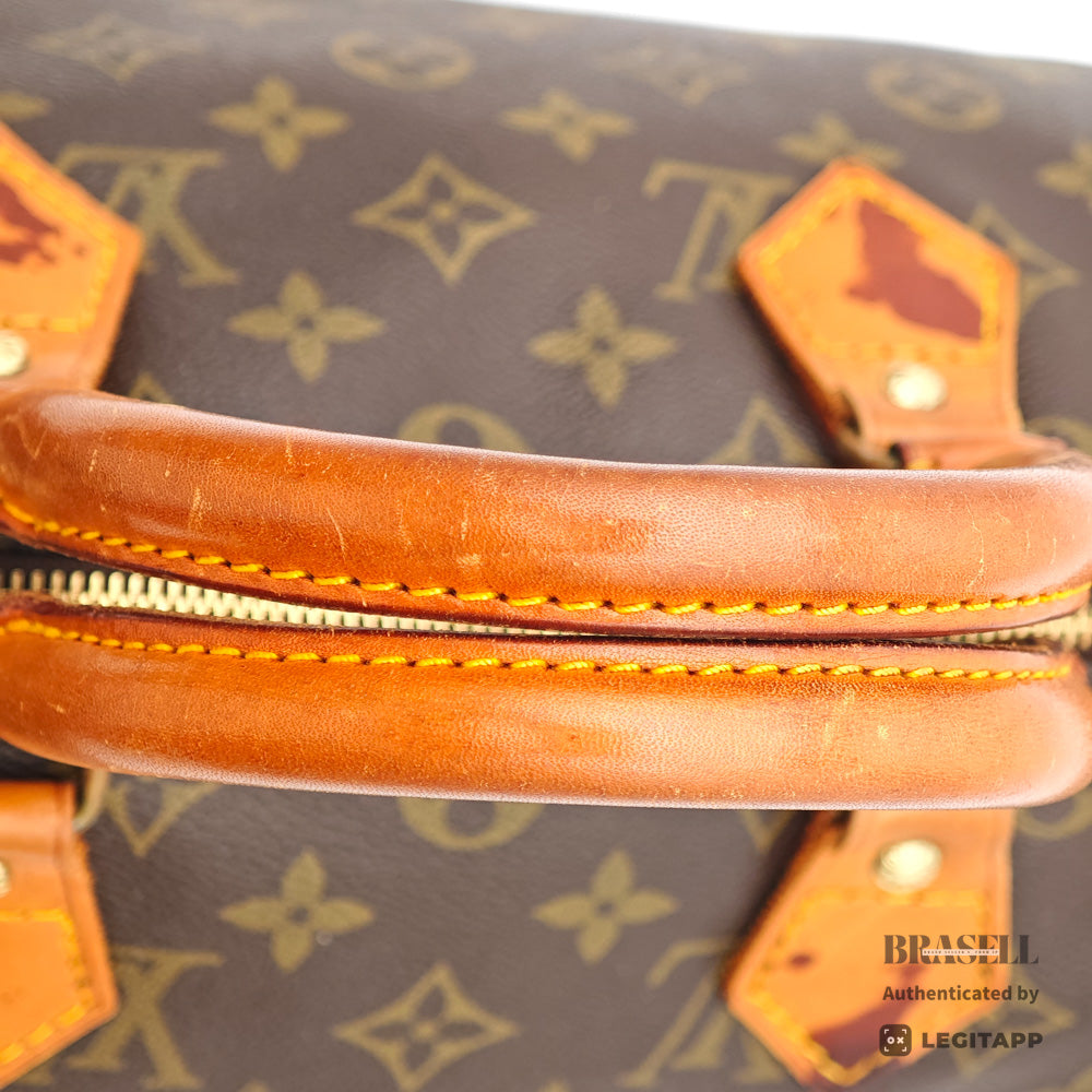 LOUIS VUITTON Speedy 30 Monogram Canvas Brown Hand Bag M41526 【ImportFeeFREE】