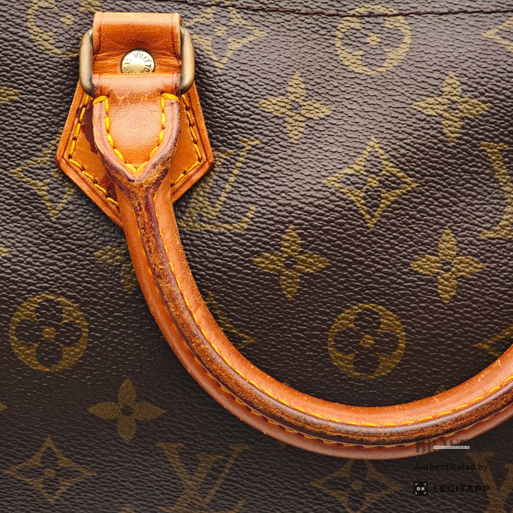 LOUIS VUITTON Speedy 30 Monogram Canvas Brown Hand Bag M41526 【ImportFeeFREE】