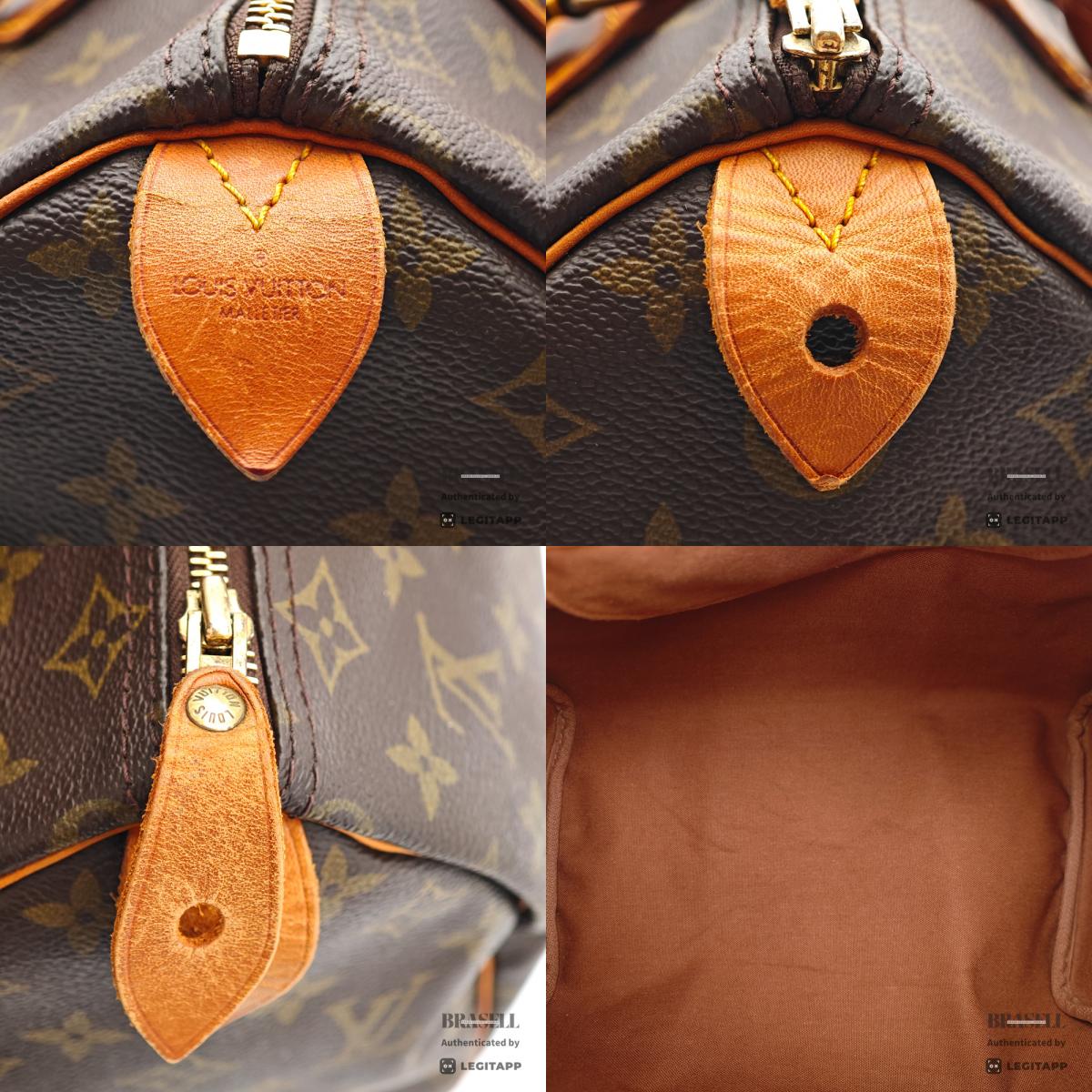 LOUIS VUITTON Speedy 30 Monogram Canvas Brown Hand Bag M41526 【ImportFeeFREE】