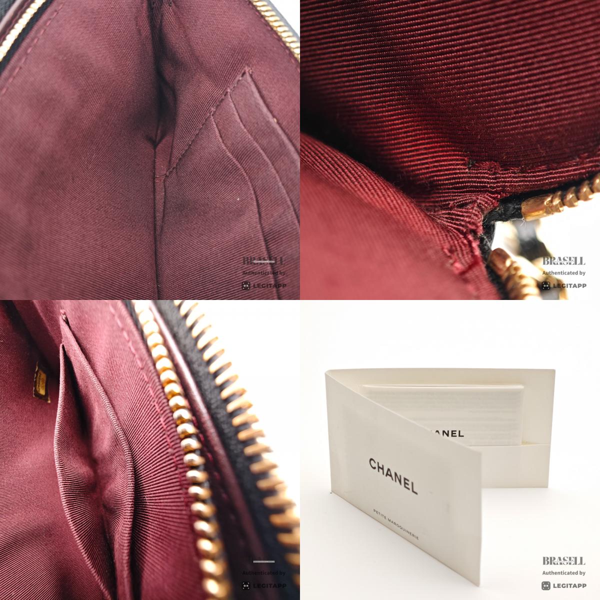 CHANEL Matelasse Caviar Skin Chain Wallet Shoulder Bag 【ImportFeeFREE】