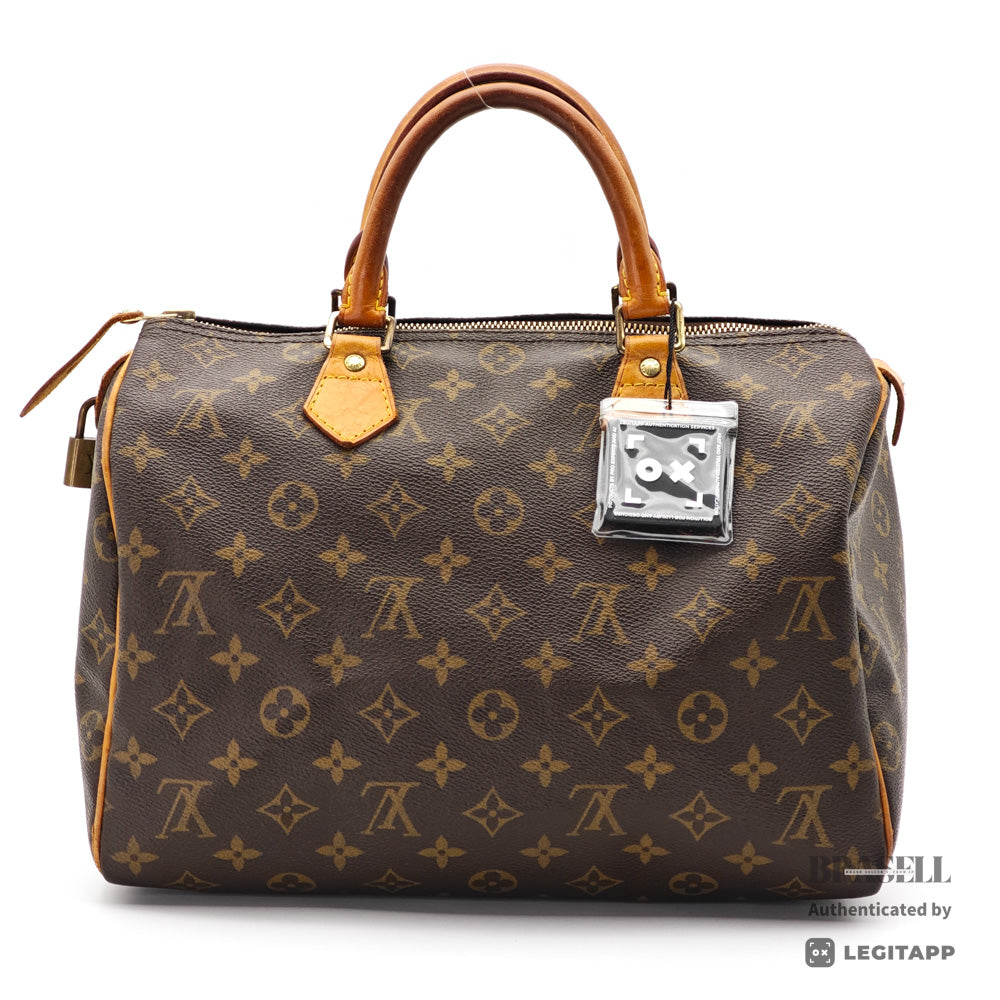 LOUIS VUITTON Speedy 30 Monogram Canvas Brown Hand Bag 【ImportFeeFREE】