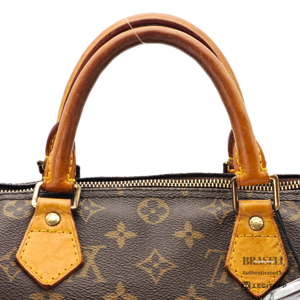 LOUIS VUITTON Speedy 30 Monogram Canvas Brown Hand Bag 【ImportFeeFREE】