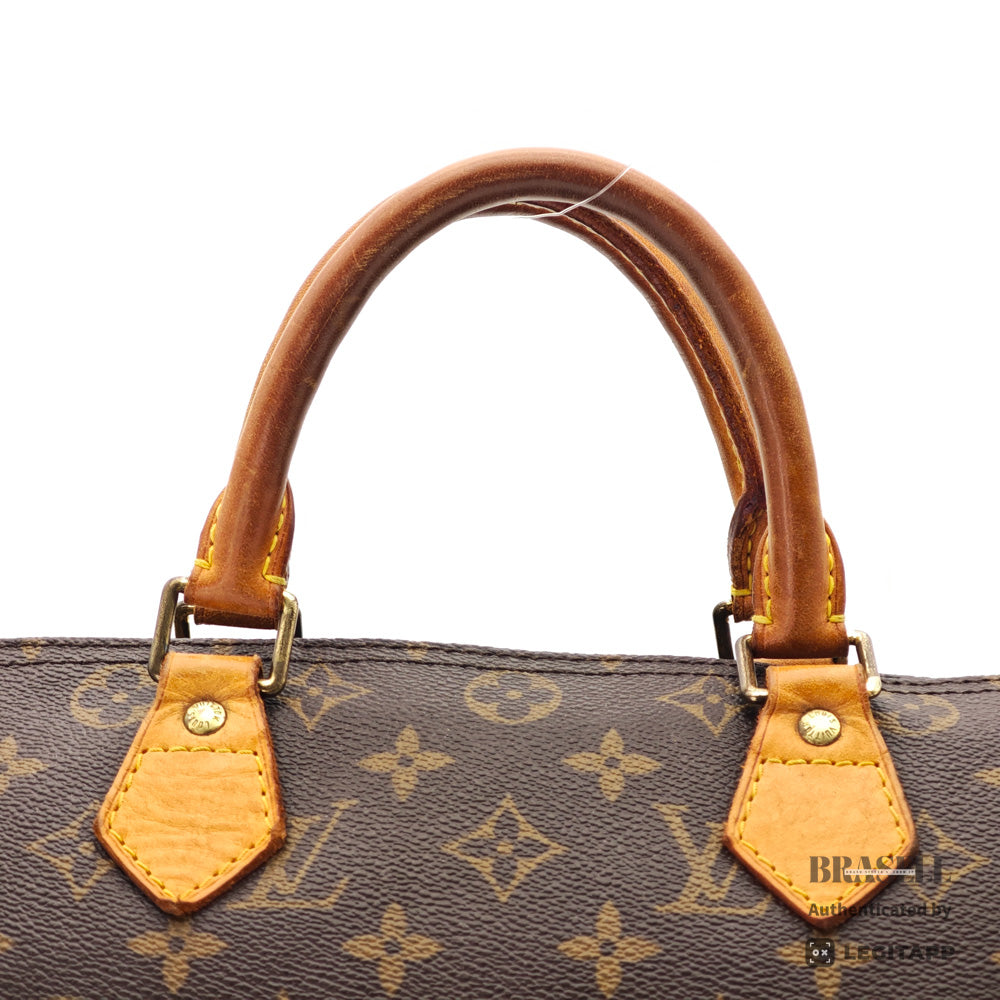 LOUIS VUITTON Speedy 30 Monogram Canvas Brown Hand Bag 【ImportFeeFREE】