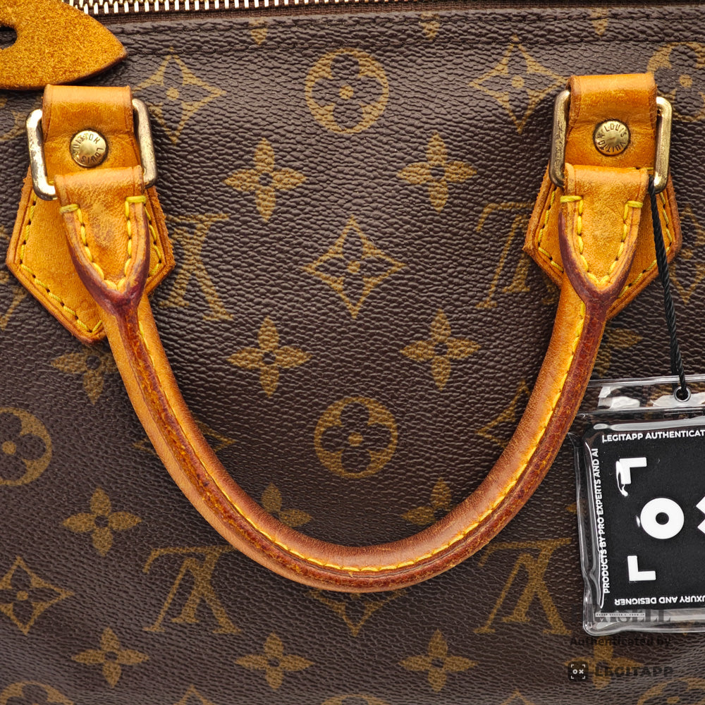 LOUIS VUITTON Speedy 30 Monogram Canvas Brown Hand Bag 【ImportFeeFREE】