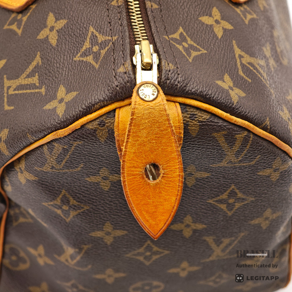 LOUIS VUITTON Speedy 30 Monogram Canvas Brown Hand Bag 【ImportFeeFREE】
